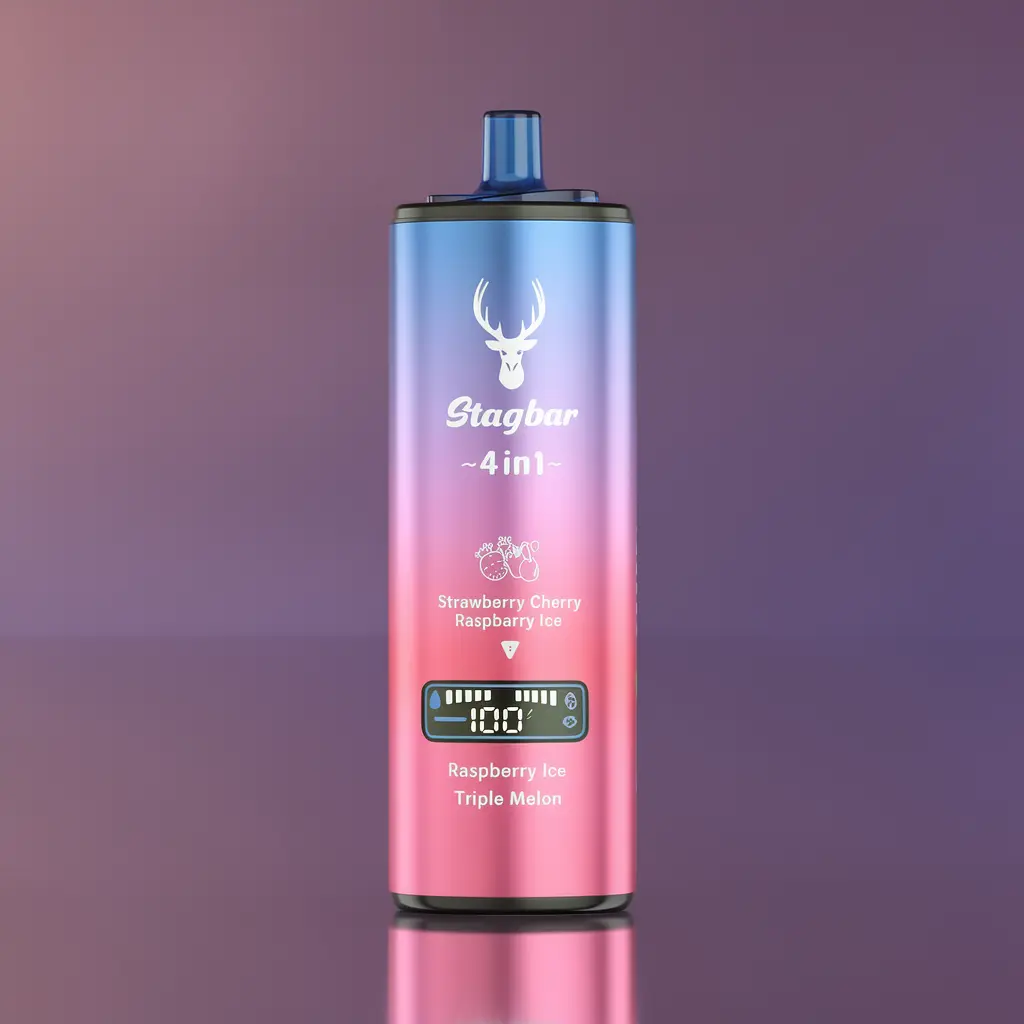 Stagbar 80K 4in1 - strawberry raspberry cherry ice, triple melon, pineapple banana strawberry, kiwi passion fruit guava