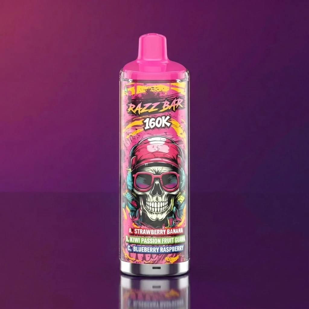 Razz Bar 160k - Strawberry banana / Kiwi passion fruit guava / Blueberry raspberry